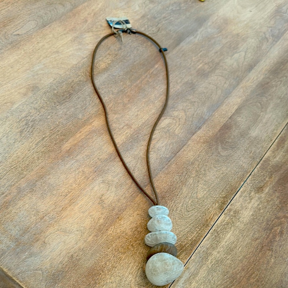 Designer resin stone necklace Brand New